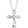 Picture of 14K Gold .02 CTW Diamond Cross Pendant