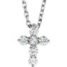 Picture of 14K Gold 1/4 CTW Diamond Cross Pendant