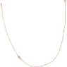 Picture of 14K Gold Infinity-Inspired Off-Center Sideways Cross Necklace