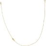 Picture of 14K Gold Infinity-Inspired Off-Center Sideways Cross Necklace