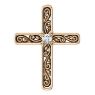 Picture of 14K Gold .03 CTW Diamond Cross Pendant