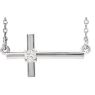 Picture of 14K Gold 1/10 CTW Diamond Cross Pendant