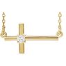 Picture of 14K Gold 1/10 CTW Diamond Cross Pendant