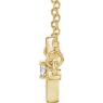 Picture of 14K Gold 1/10 CTW Diamond Cross Pendant