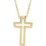 Picture of 14K Gold Open Cross Necklace