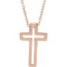 Picture of 14K Gold Open Cross Necklace