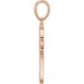 Picture of 14K Gold Ornate Floral-Inspired Cross Pendant