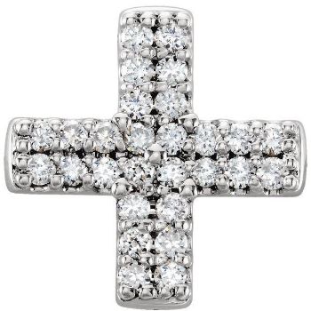 Picture of 14K Gold .07 CTW Diamond Cross Pendant