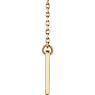 Picture of 14K Gold Engravable Cross 16-18" Necklace