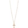 Picture of 14K Gold Beaded Cross Pendant