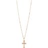 Picture of 14K Gold Beaded Cross Pendant