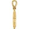 Picture of 14K Gold .05 CTW Diamond Cross Rope Pendant