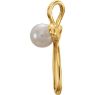 Picture of 14K Gold Freshwater Cultured Pearl Cross Pendant