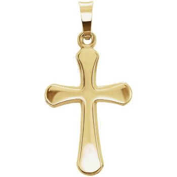 Picture of 14K Gold 27x13.8mm Cross Pendant