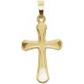 Picture of 14K Gold 27x13.8mm Cross Pendant