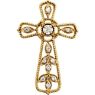 Picture of 14K Gold .05 CTW Diamond Cross Pendant