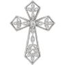 Picture of 14K Gold 1/10 CTW Diamond Cross Pendant