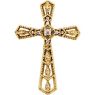 Picture of 14K Gold .025 CTW Diamond Cross Pendant