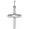 Picture of 14K Gold .06 CTW Diamond Cross Pendant