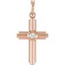 Picture of 14K Gold .06 CTW Diamond Cross Pendant