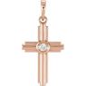 Picture of 14K Gold .06 CTW Diamond Cross Pendant