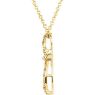 Picture of 14K Gold 1/10 CTW Diamond Cross 18" Necklace