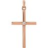 Picture of 14K Gold 26.5x13.75mm .02 CTW Diamond Cross Pendant