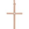 Picture of 14K Gold Diamond Cross 30.6x16.6mm Pendant