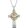 Picture of 14K Gold Claddagh Cross