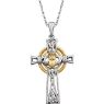 Picture of 14K Gold Claddagh Cross