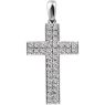 Picture of 14K Gold 1/3 CTW Diamond Cross Pendant