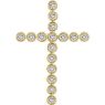 Picture of 14K Gold 3/4 CTW Diamond Cross Pendant