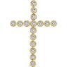 Picture of 14K Gold 3/4 CTW Diamond Cross Pendant