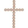 Picture of 14K Gold 3/4 CTW Diamond Cross Pendant