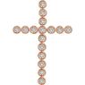 Picture of 14K Gold 3/4 CTW Diamond Cross Pendant