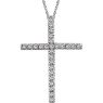 Picture of 14K Gold 1/4 CTW Diamond Cross Pendant