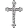 Picture of 14K Gold 1/4 CTW Diamond Cross Pendant