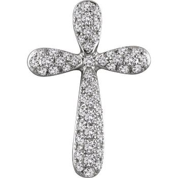 Picture of 14K Gold1/4 CTW Diamond Cross Pendant