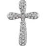 Picture of 14K Gold1/4 CTW Diamond Cross Pendant