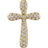 Picture of 14K Gold1/4 CTW Diamond Cross Pendant