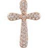 Picture of 14K Gold1/4 CTW Diamond Cross Pendant