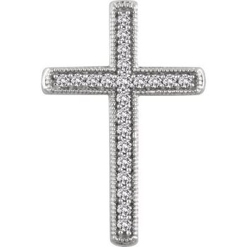 Picture of 14K Gold 1/4 CTW Diamond Cross Pendant