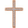 Picture of 14K Gold 1/4 CTW Diamond Cross Pendant