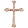 Picture of 14K Gold 3/4 CTW Diamond Cross Pendant