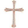 Picture of 14K Gold 3/4 CTW Diamond Cross Pendant