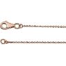 Picture of 14K Gold 1/5 CTW Diamond Double Sideways Cross 18" Necklace