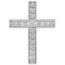 Picture of 14K Gold 1 1/4 CTW Diamond Cross Pendant