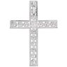 Picture of 14K Gold 1 1/4 CTW Diamond Cross Pendant