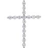 Picture of 14K Gold 1.00 CTW Diamond Cross Pendant