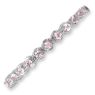 Picture of Silver Eternity Ring Pink Tourmaline